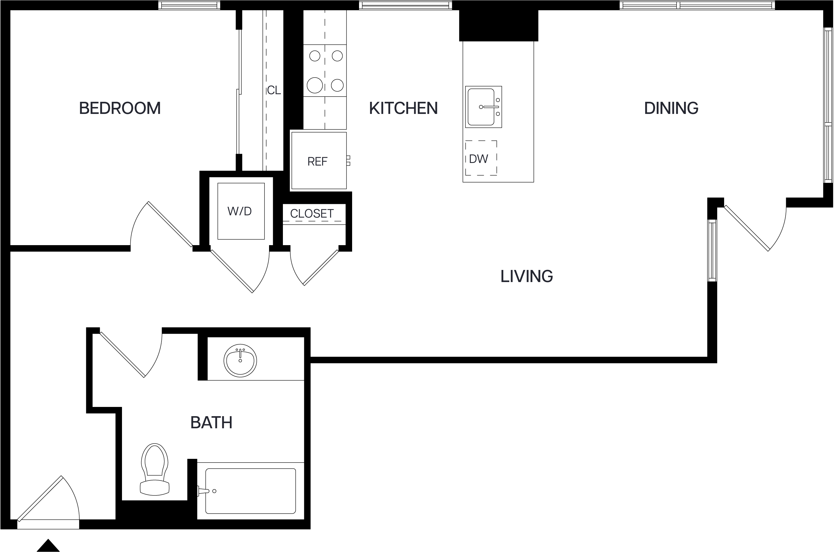 1 Bed/1 Bath-A10