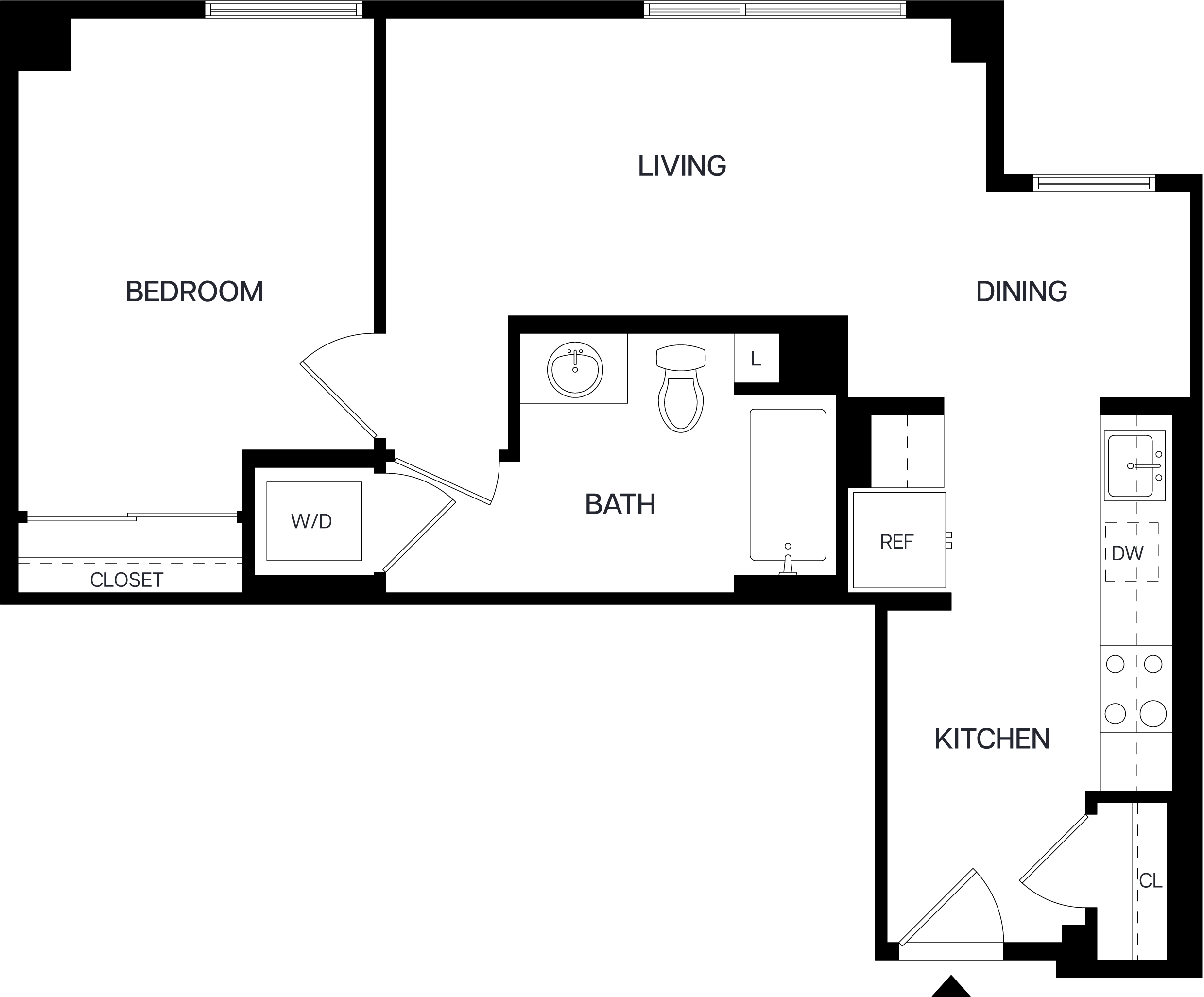 1 Bed/1 Bath-A6