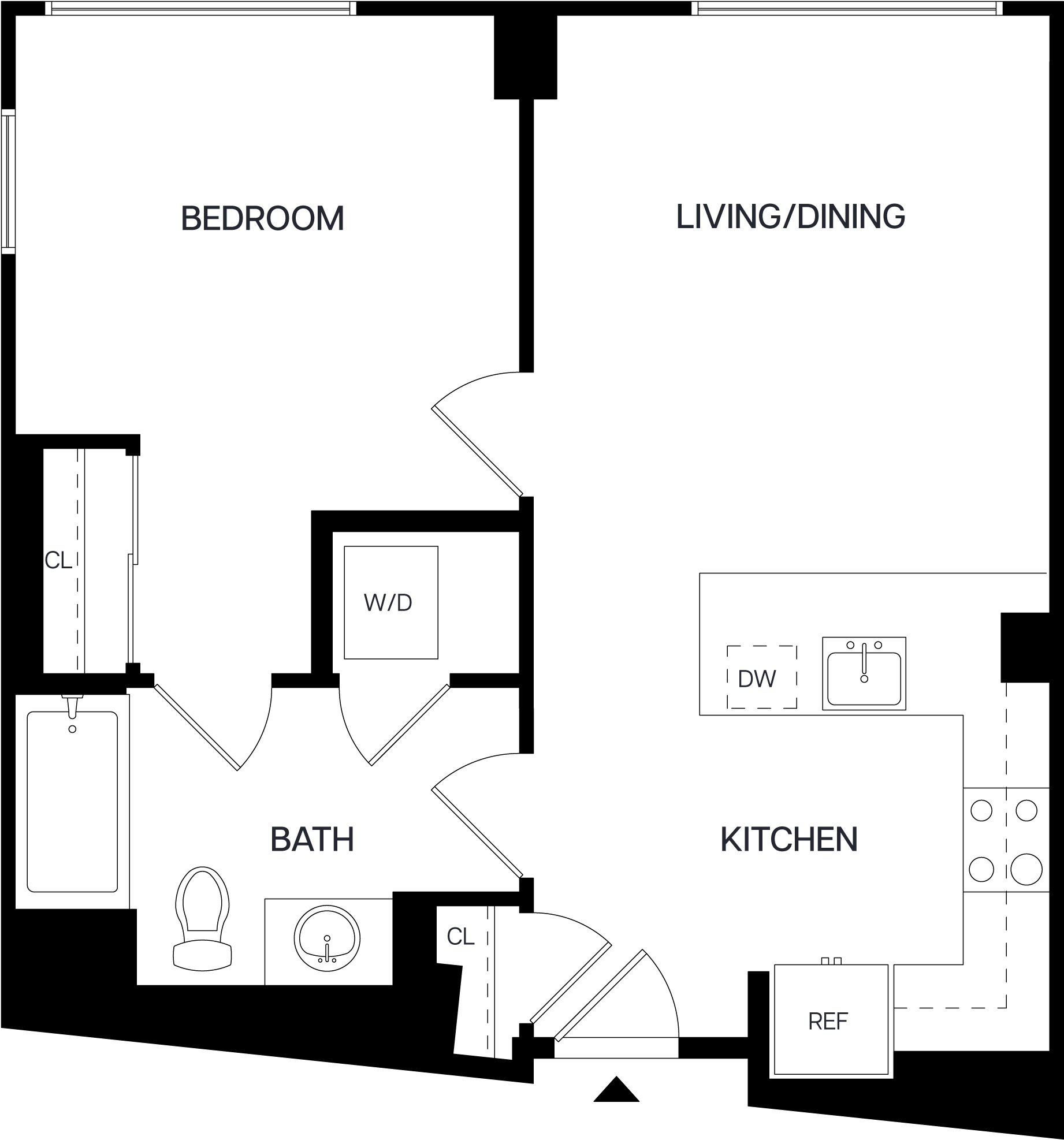1 Bed/1 Bath-A5