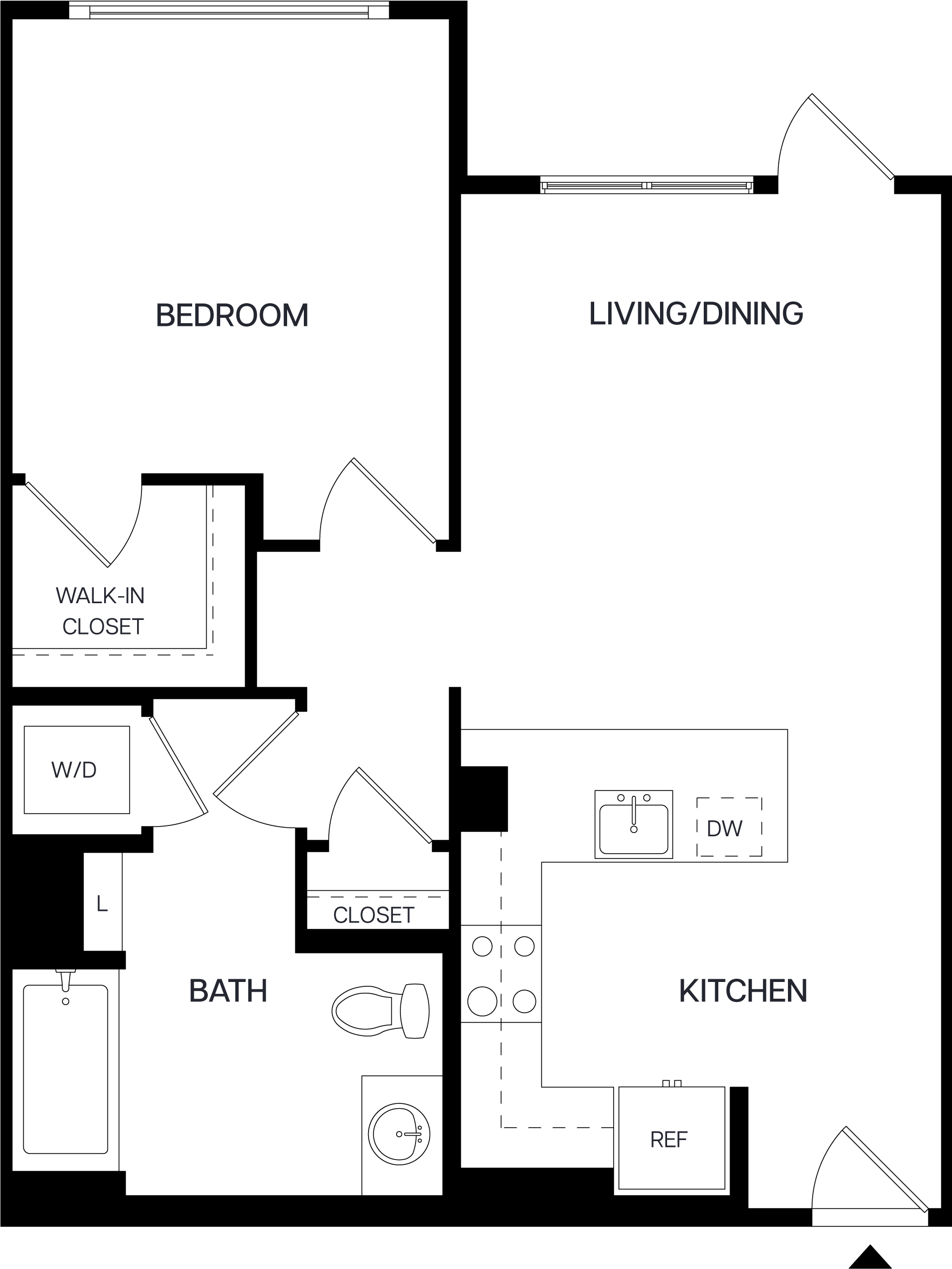 1 Bed/1 Bath-A9