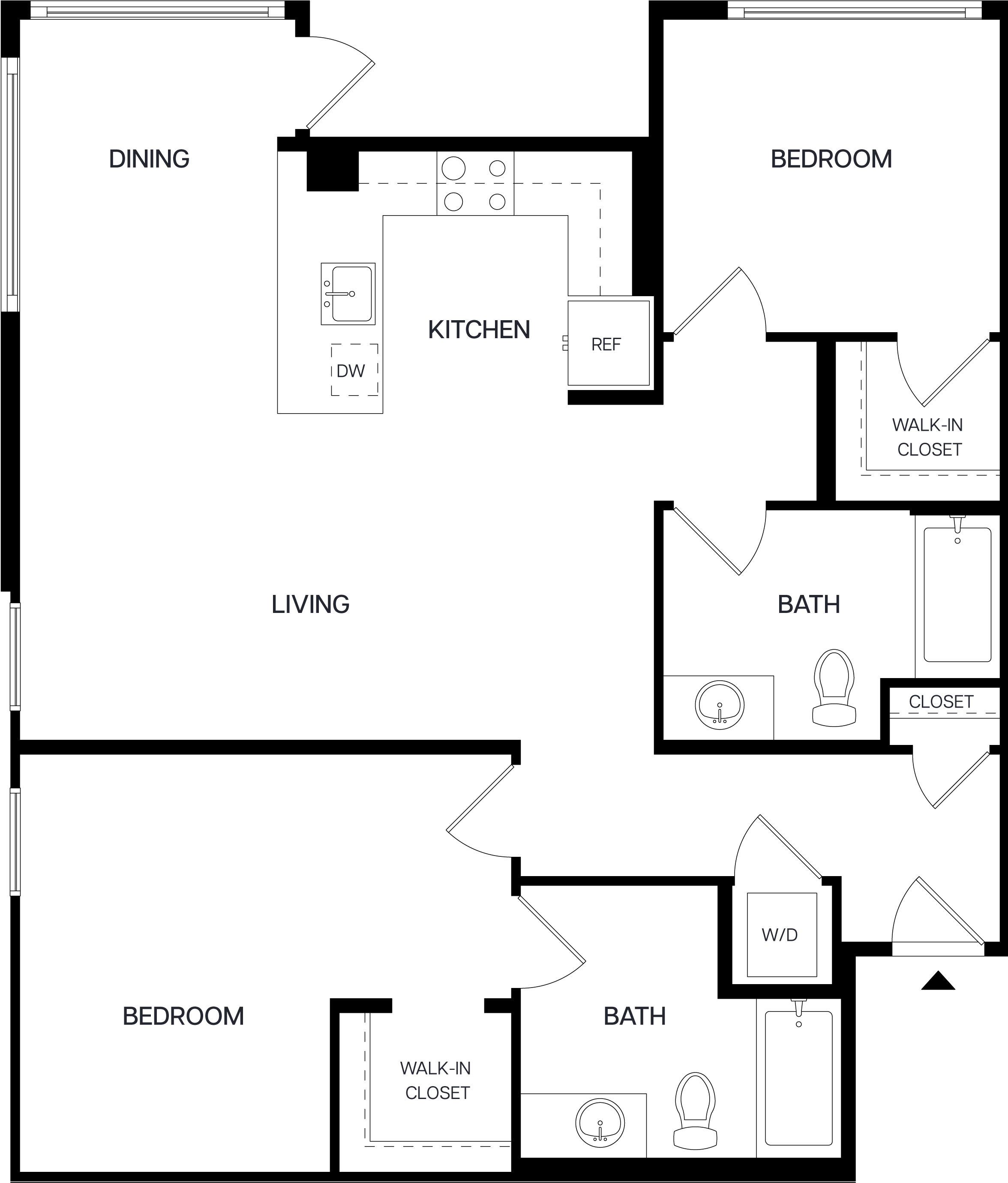 2 Bed/2 Bath-B6