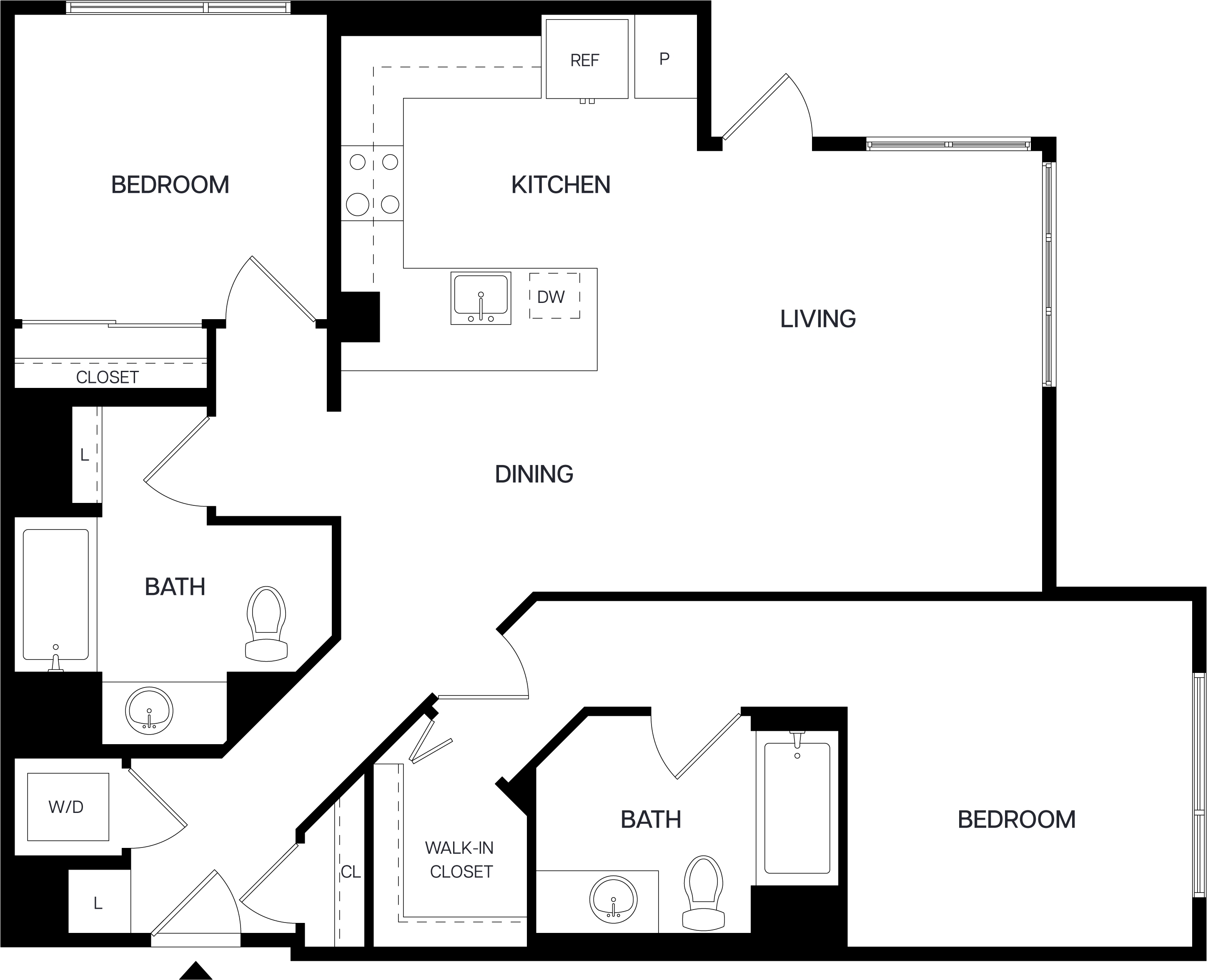 2 Bed/2 Bath-B4
