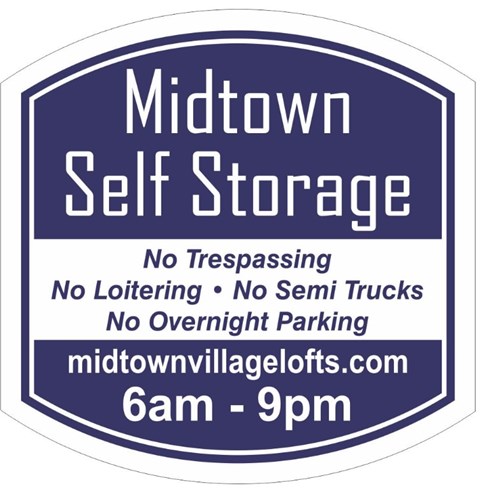 no trespassing no loading no semi trucks no overnight parking sign