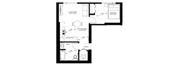 1BF - 1 Bedrooms, 1 Bathrooms