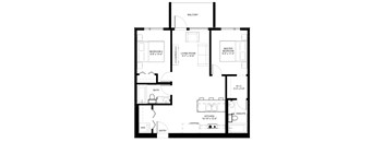 2A - 2 Bedrooms, 2 Bathrooms
