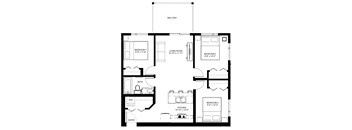 3A - 3 Bedrooms, 1 Bathroom
