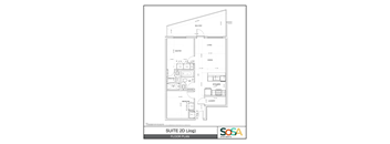 1 Bedroom + Den, 2 Bathroom (FP-2D Jog)