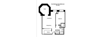 Mass Mills I 1BR/1BA