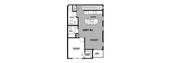 1 Bedroom, 1 Bath - B2-2