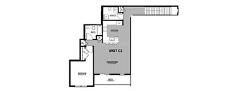 1 Bedroom, 1 Bath - C2