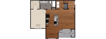 A3 Floor Plans at Enclave at Bailes Ridge Apartment Homes, South Carolina
