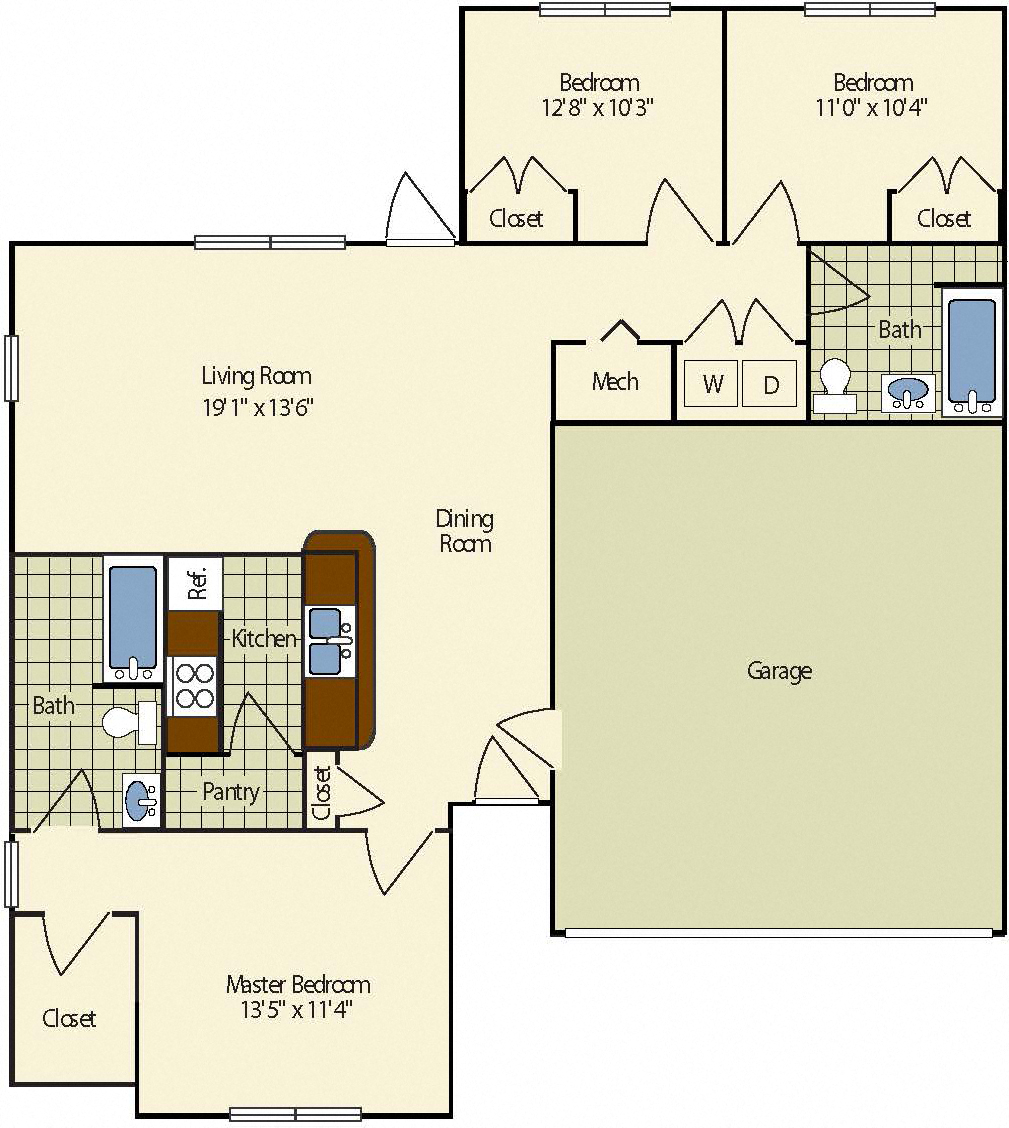 3 Bedroom 2 Bathroom