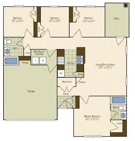 1641 East Wheeler Circle 3-4 Beds Apartment for Rent - Photo Gallery 15