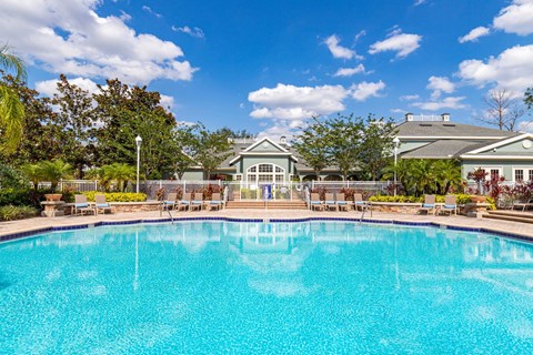 Resort Style Pool with Chairs