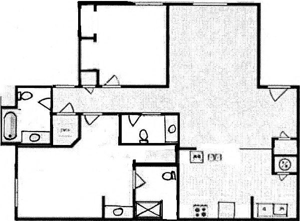 2 Bedroom,  2.5 Bath, First and Second floor Townhouse with a garage