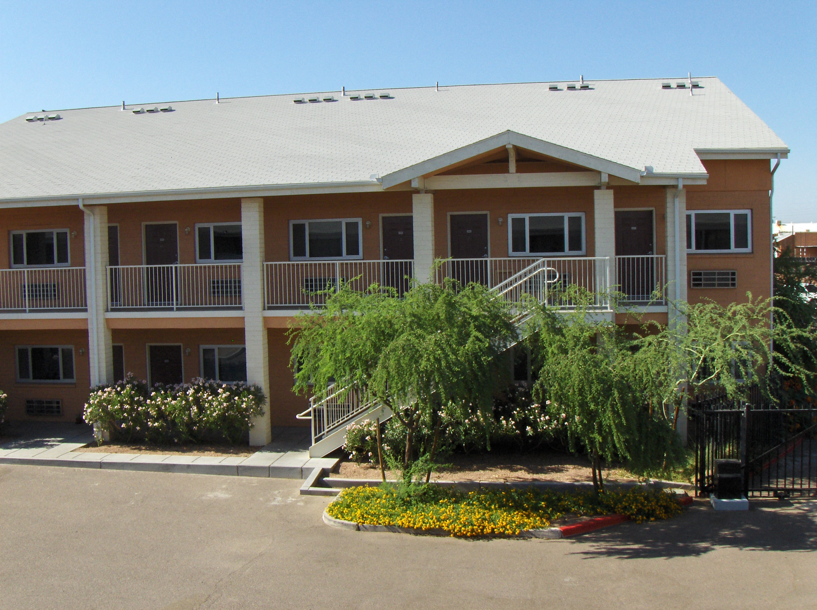 the building where the hotel is located