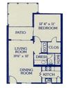 1 Bed/ 1 Bath Large