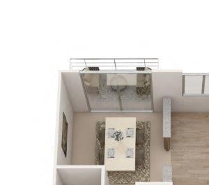 Three Bedroom Townhome