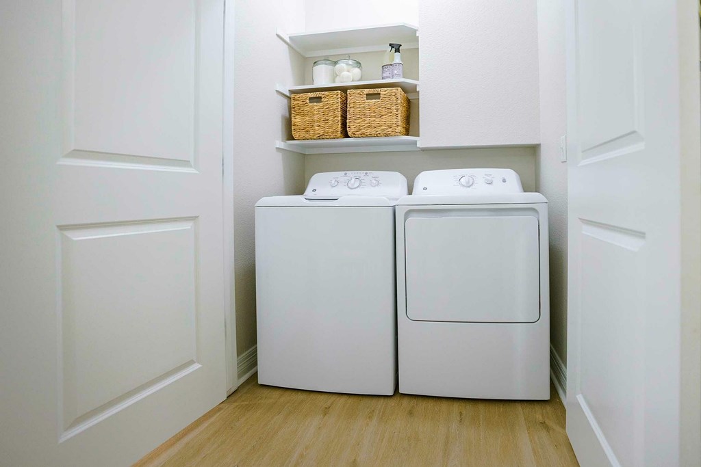 a swimming pool with a house in the background