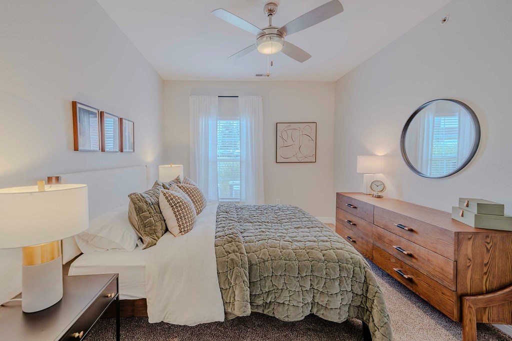 a swimming pool with a building in the background