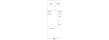 2 Bedrooms, 1 Bathroom