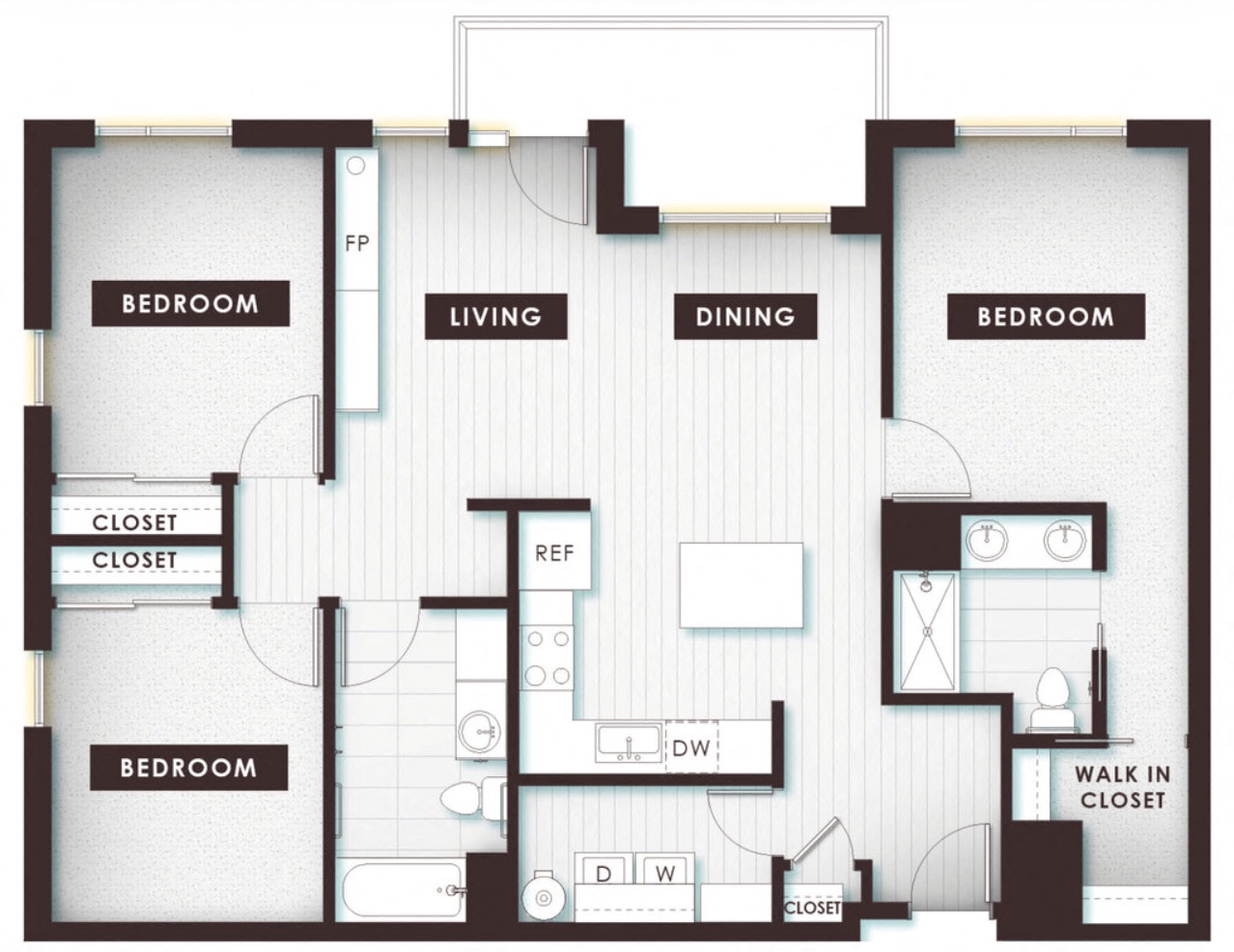 3.1A at Delo Apartments, Louisville, 80027