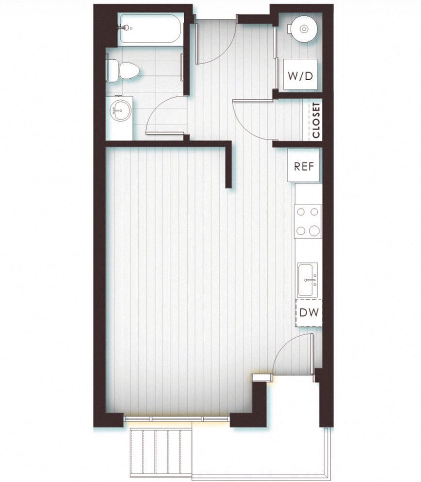 S2.A at Delo Apartments, Louisville