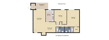 2 Bedroom 2 Bath