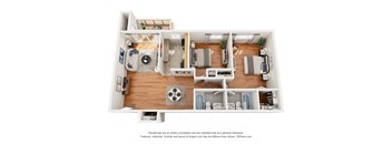 2 Bedroom Deluxe 2 Bath
