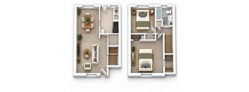2 Bedroom Townhome