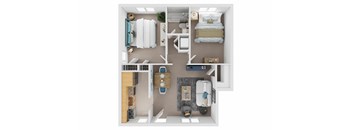 2 Bedroom First Floor