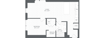 1 Bed/1 Bath Den-DE