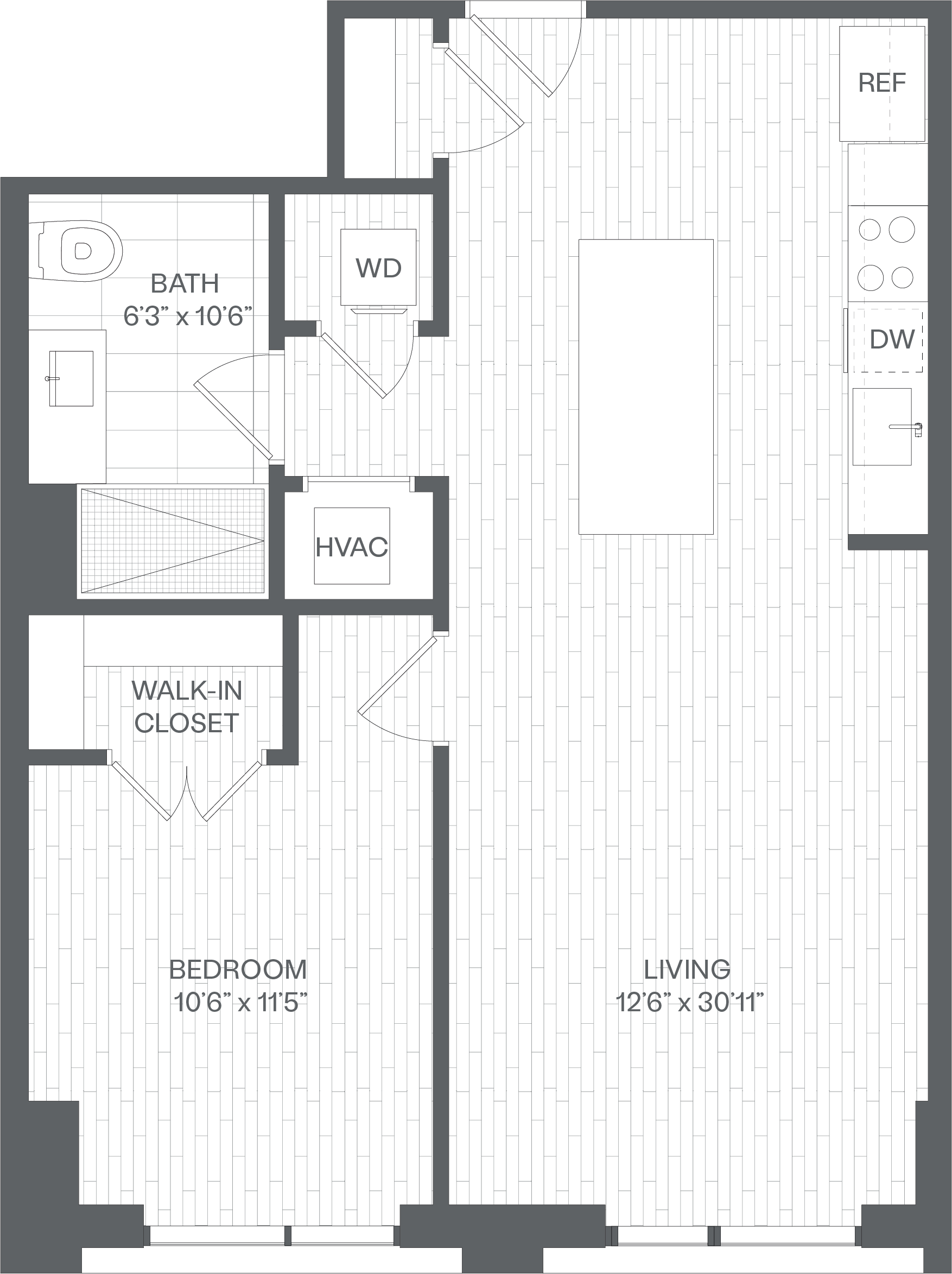 1 Bed/1 Bath-AD