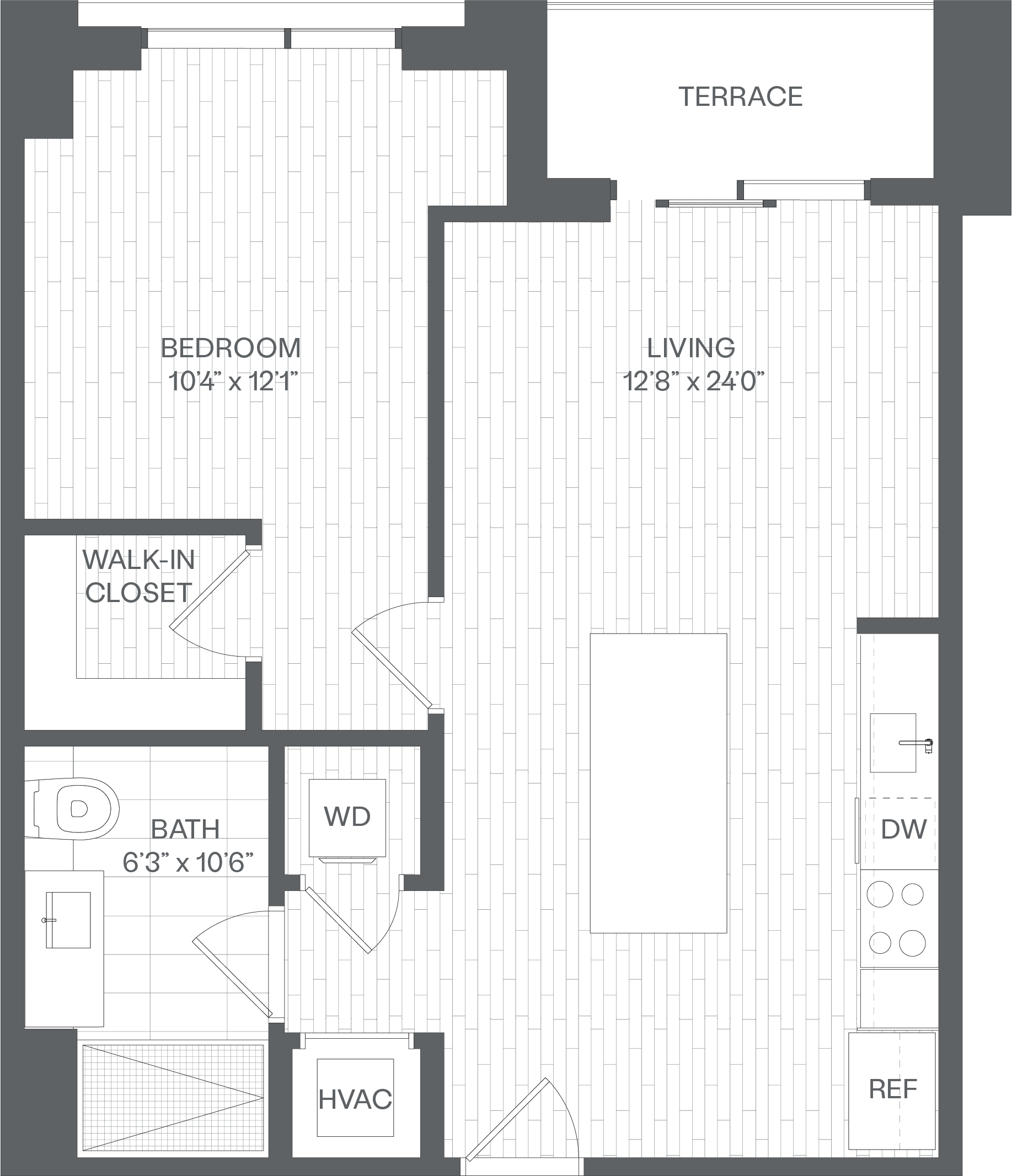 1 Bed/1 Bath-AD2
