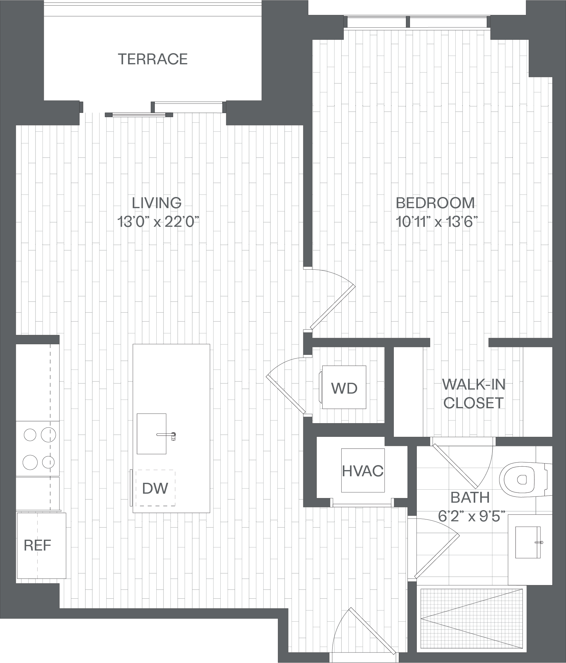 1 Bed/1 Bath-AD3