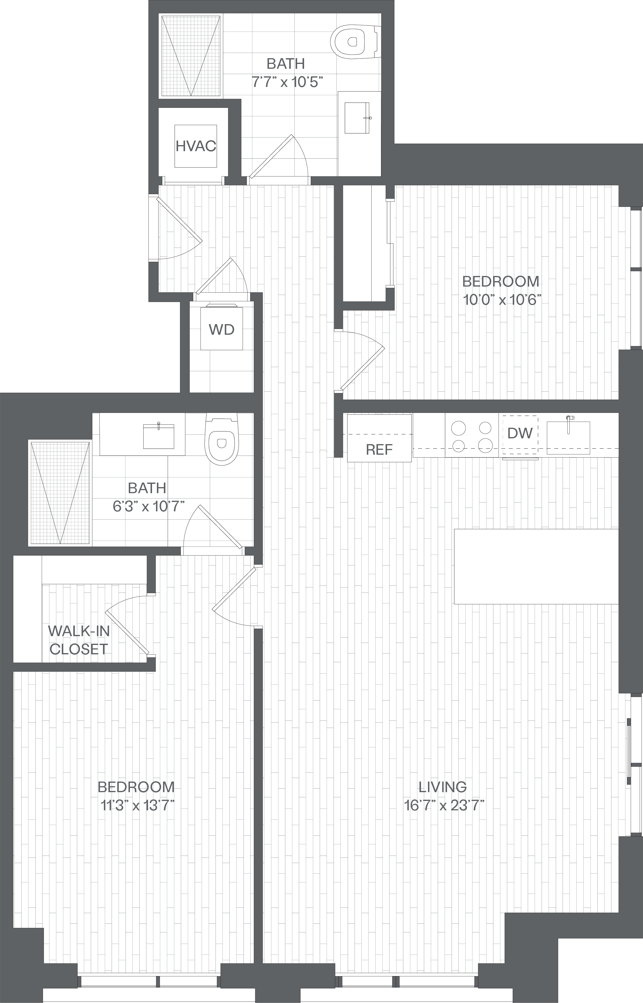 2 Bed/2 Bath-BJ