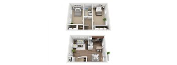2 Bed Deluxe Townhome