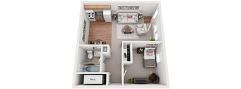 1 Bedroom Back