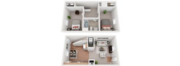 2 Bedroom Townhome
