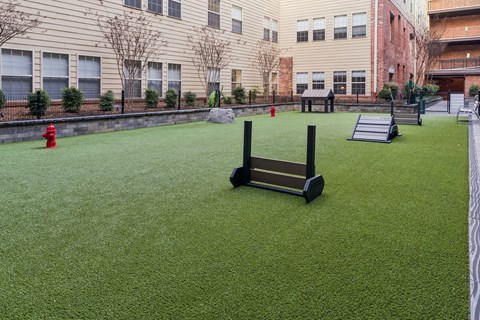 A gym with a variety of equipment including treadmills, stationary bikes, and weight machines.