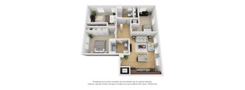 3bd/2ba Floorplan 5