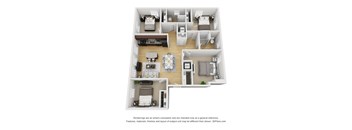4bd/2ba Floorplan 2