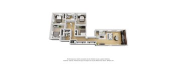 4bd/2ba Lower Level FP 2