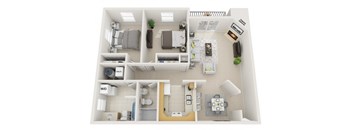 2 Bedroom Two Bath Deluxe