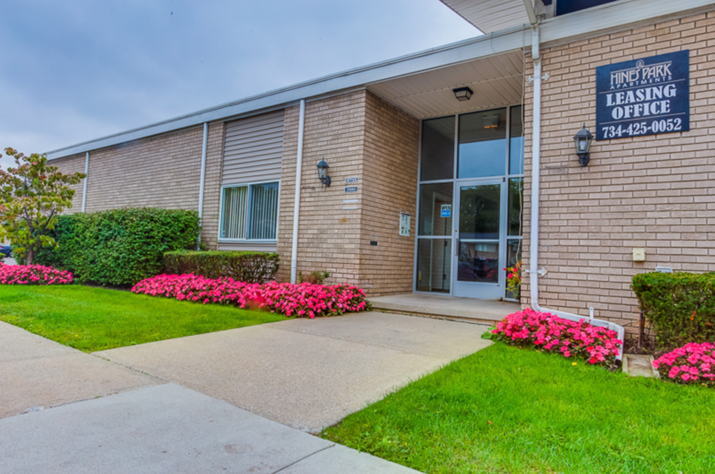 our leasing office is located in our building on the corner of the street