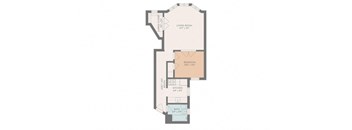 1 Bedroom, 1 Bathroom
