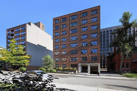 the building in which the apartment is located