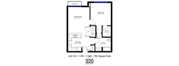 1 Bedroom, 1 Bathroom