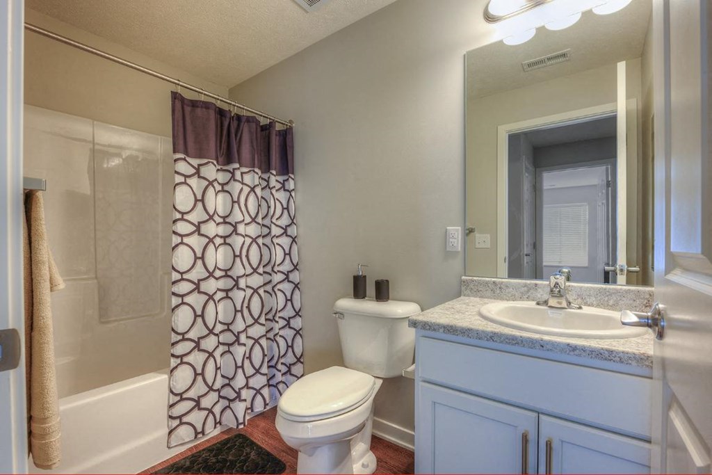 a bathroom with a sink toilet and a shower