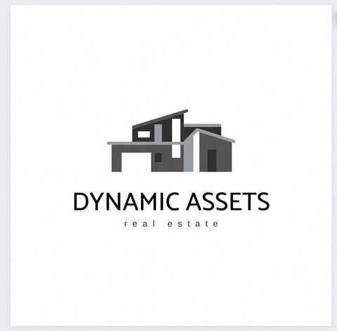 a sophisticated logo for dynamic assets real estate